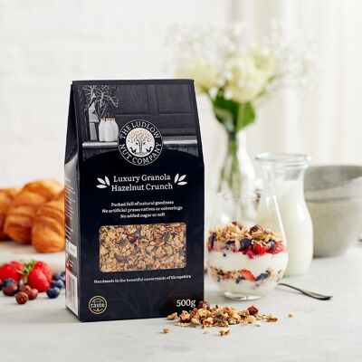 Luxury Granola Hazelnut Crunch (500g)