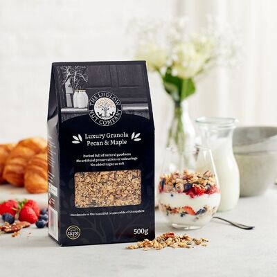 Luxus Granola Pekannuss & Ahorn (500g)