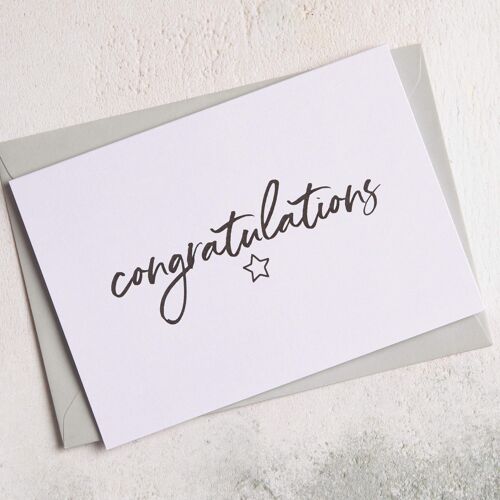 Greetings Card - Congratulations