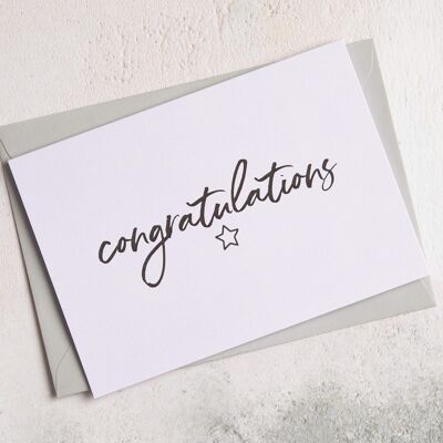 Greetings Card - Congratulations