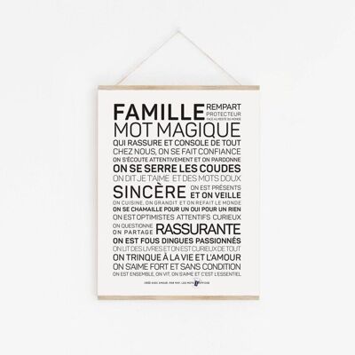 Affiche Famille - A4