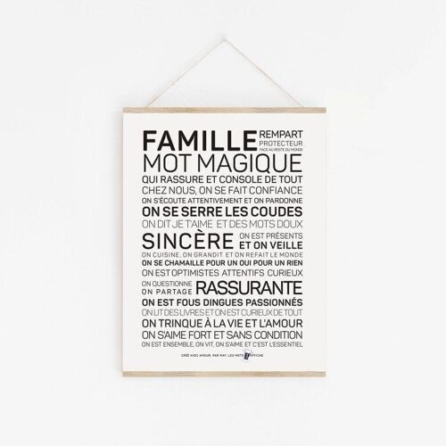 Affiche Famille - A3