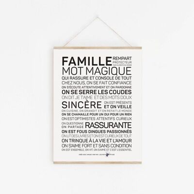 Familienposter - A3