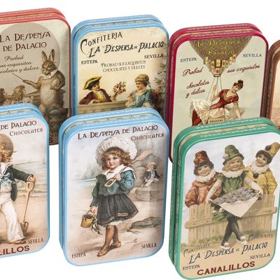 Set of 10 collectible tins - Assorted wafers