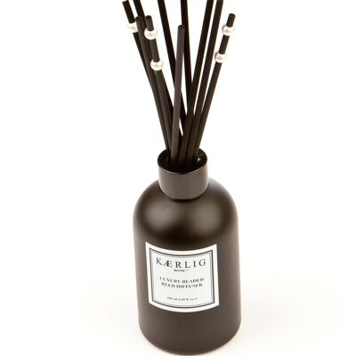 180ml Luxury Beaded Reed Diffuser - Black
