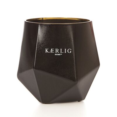 Luxury Picasso Candle in Kærlig Beauty Red Parfum  - Black Vessel