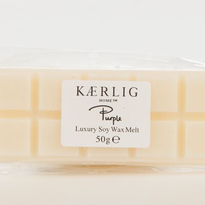 Luxury Soy Wax Melts Snap Bar in Kærlig Beauty Purple Parfum