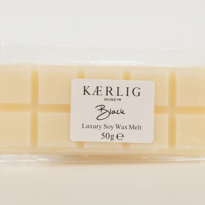 Luxury Soy Wax Melts Snap Bar in Kærlig Beauty Black Parfum