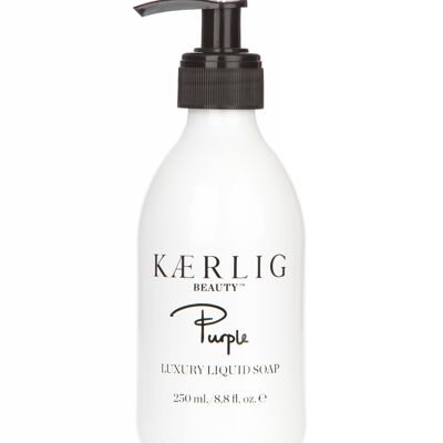 Luxury Liquid Soap in Kærlig Beauty Purple Parfum