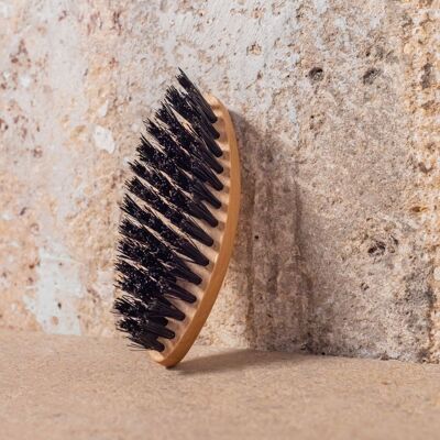 Boar bristle beard brush - Made in France 4BM00127