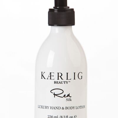 Red Silk Luxury Hand and Body Lotion