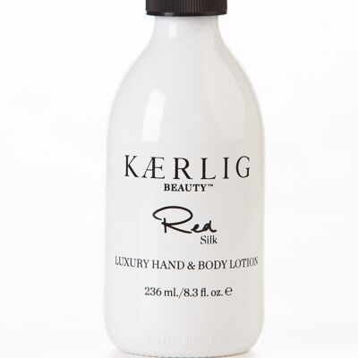 Red Silk Luxury Hand and Body Lotion