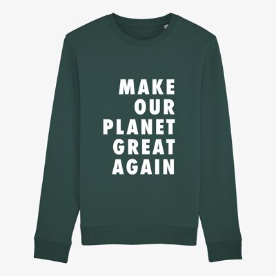 Sweatshirt homme - make our planet great again