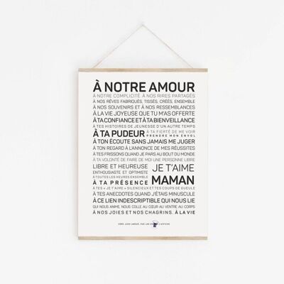 Affiche Maman - A4