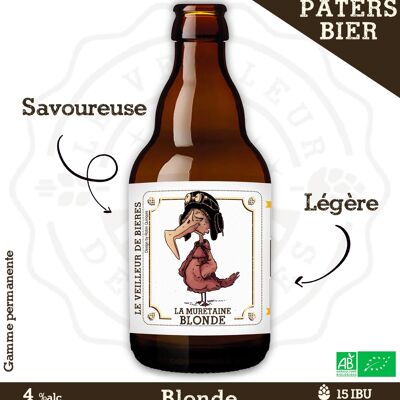 Le Veilleur de Bières bio - Patersbier blonde 33cl - 4%