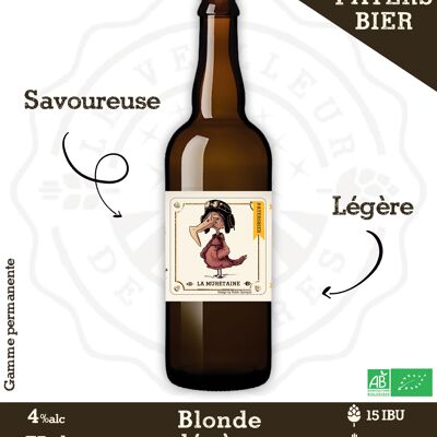 Le Veilleur de Bières bio - Patersbier blonde 75cl - 4%