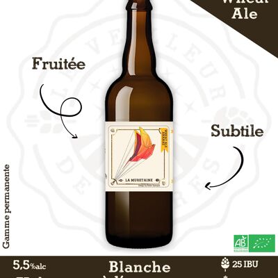 Le Veilleur de Bières bio - Weizenbier mit weißer Ananas 75cl 5,5%