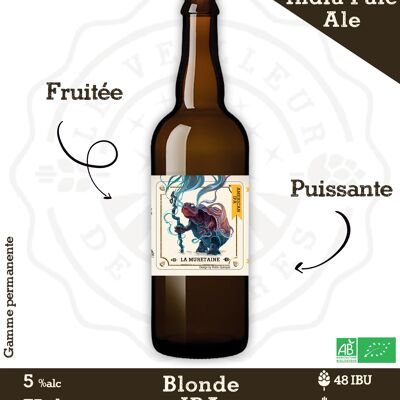 Le Veilleur de Bières bio - IPA 75cl - 5%