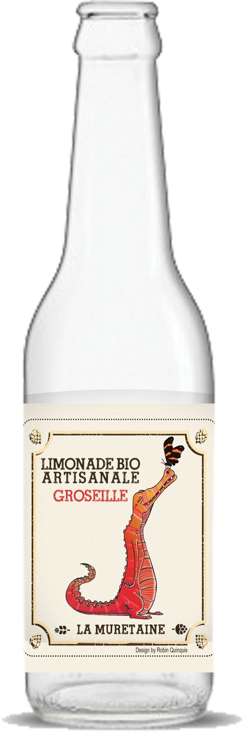 Le Veilleur de Bières bio - Limonade Groseille 33cl 0%