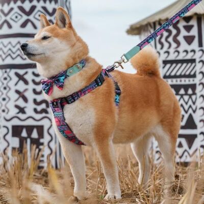 Mud Cloth Dog Bow Tie