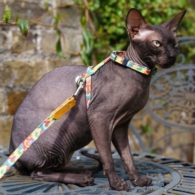 Over The Rainbow Vegan Cat Harness