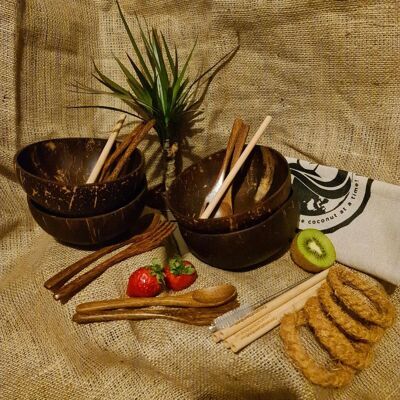 Coconut Bowl Bundle for Four