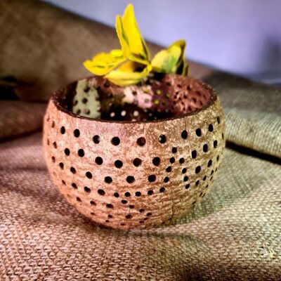 Coconut Shell Tealight Holder | Fiji