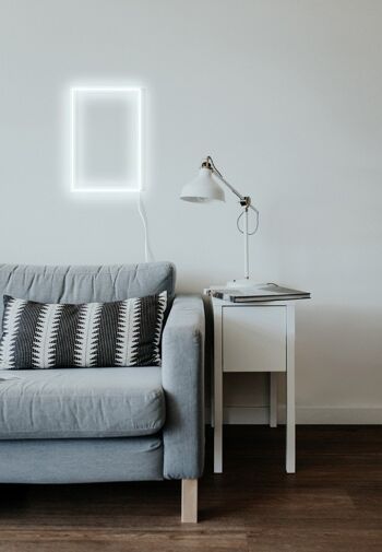 Néon Led Blanc Rectangle 1