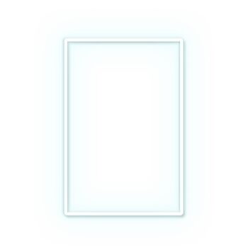 Néon Led Blanc Rectangle 2