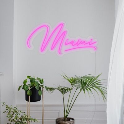 Neon-LED-Rosa Miami