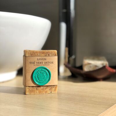 Savon zero waste - Thé vert détox