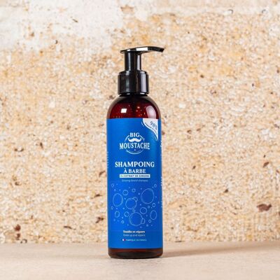 Shampoing à barbe 200 ml - Naturel à 98% - Fabriqué en France 4BM00143