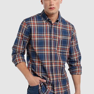 Bendorff Shirt for Mens in Winter 20 | 100% COTTON Blue - 111
