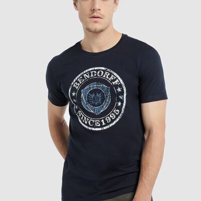 Bendorff T-Shirt for Mens | 100% COTTON Navy - 269