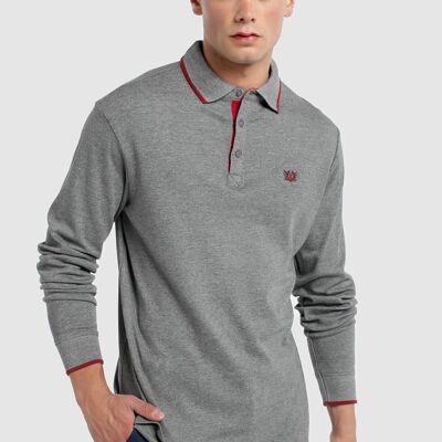 Bendorff Polo T-Shirt for Mens in Winter 20 | 100% COTTON Gray - 297