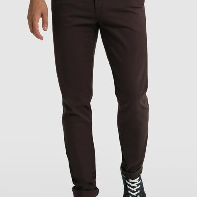 Bendorff Trousers | 98% COTTON 2% ELASTANE Dark Brown - 289