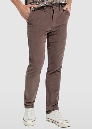 Pantalons Bendorff | 98% COTON 2% ELASTHANNE Marron - 285