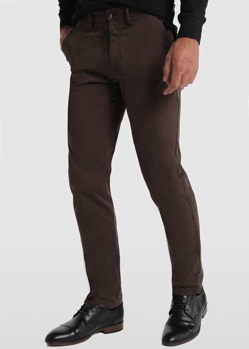 Bendorff Trousers for Mens in Winter 20 | 98% COTTON 2% ELASTANE Dark Brown - 289