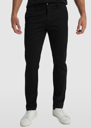 Pantalons Bendorff | 98% COTON 2% ÉLASTHANNE Noir - 299