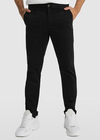 Pantalon Bendorff pour homme en hiver 20 | 98% COTON 2% ÉLASTHANNE Noir - 299