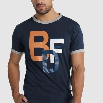 Bendorff T-Shirt für Herren im Winter 20 | 100% BAUMWOLLE Marine - 269