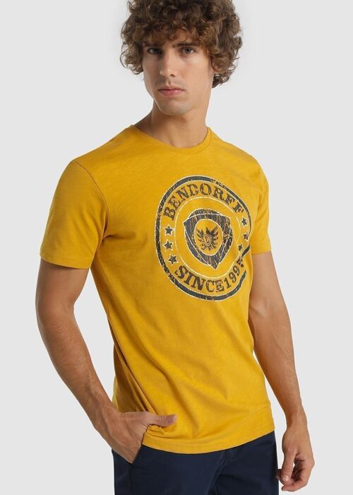 Bendorff T-Shirt for Mens in Winter 20 | 100% COTTON Yellow - 214