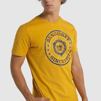 Bendorff T-Shirt for Mens in Winter 20 | 100% COTTON Yellow - 214