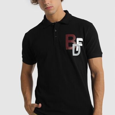 -Shirt polo Bendorff pour homme en hiver 20 | 100% COTON Noir - 299