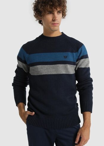 Maillot Bendorff pour homme en hiver 20 | 40% LAINE 40% ACRILIC 20% NYLON Navy - 269