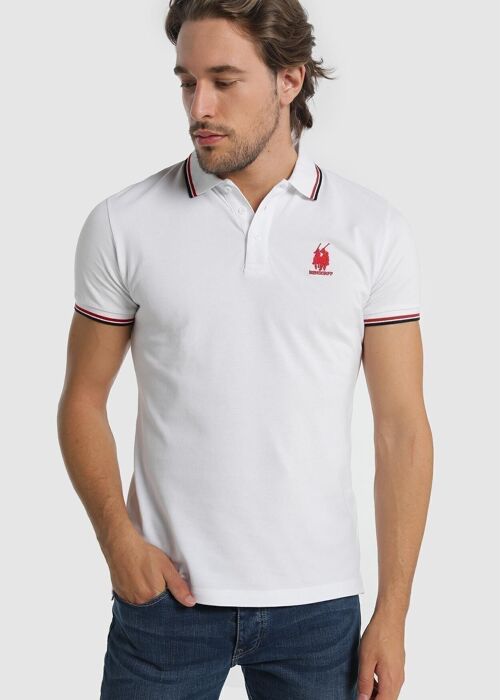 Bendorff Polo T-Shirt for Mens in Winter 20 | 100% COTTON White - 201