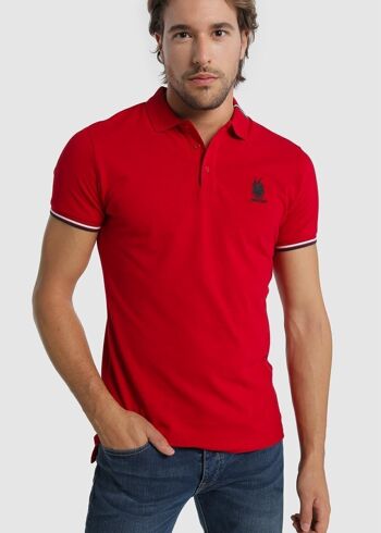 -Shirt polo Bendorff pour homme en hiver 20 | 100% COTON Rouge - 250
