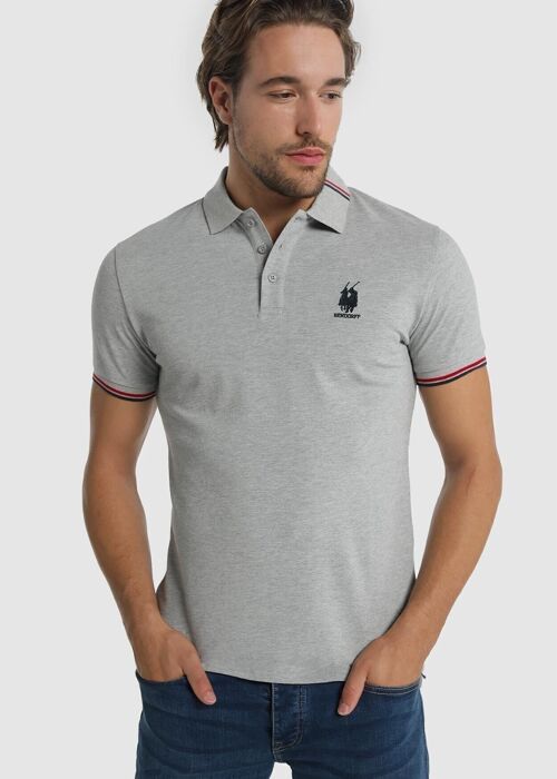 Bendorff Polo T-Shirt for Mens in Winter 20 | 100% COTTON Grey - 291