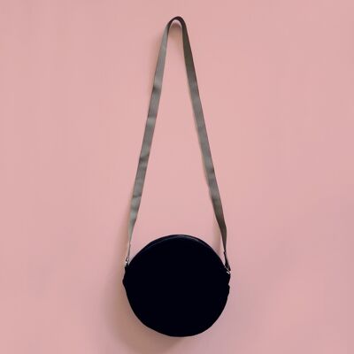 Circular Bag - Black Velvet