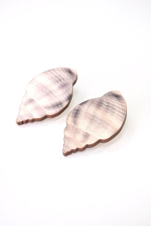 Sea Shell Earrings - Sea Salt